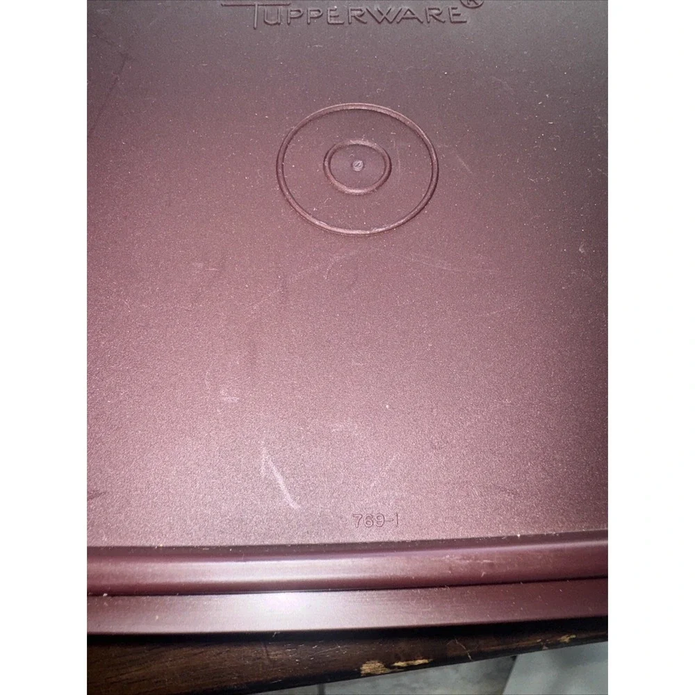 Tupperware Tuppercraft Brown Stow N Go Container‎ Storage 767-1 Vintage NEW NOS